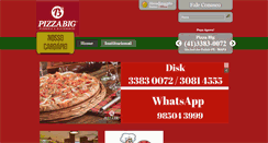 Desktop Screenshot of pizzabig.com